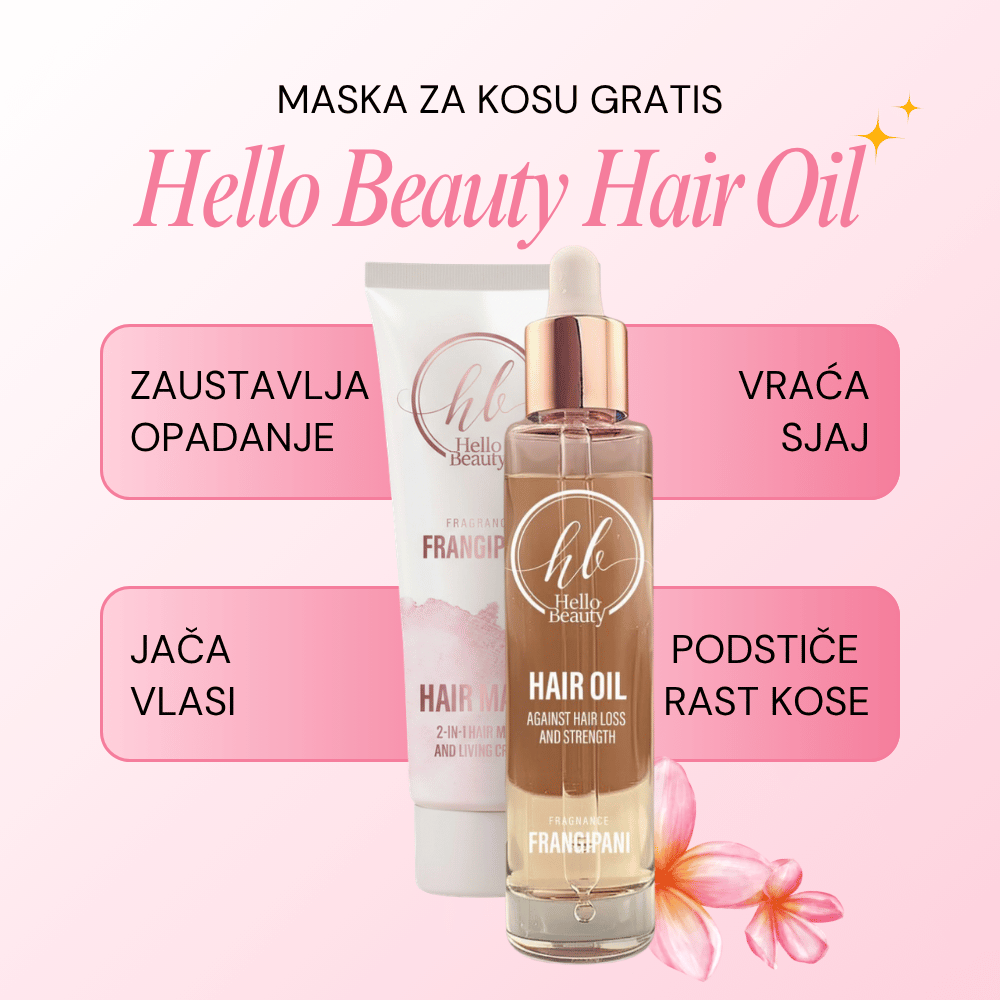 Hello Beauty ulje za jačanje i protiv opadanja kose