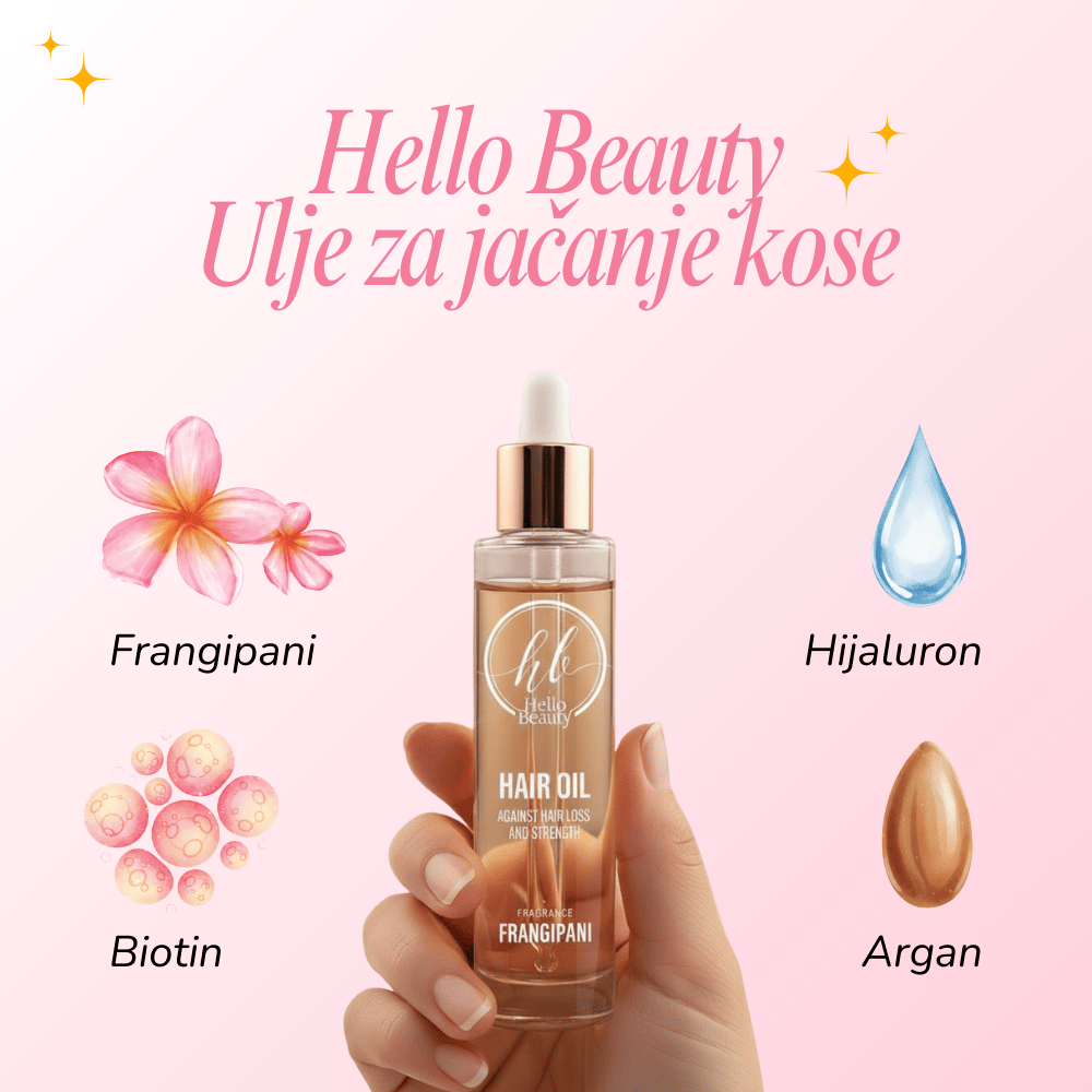 Hello Beauty ulje za jačanje i protiv opadanja kose