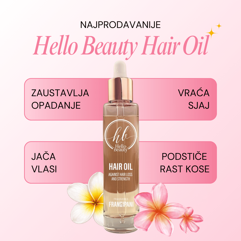 Hello Beauty ulje za jačanje i protiv opadanja kose